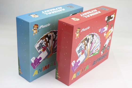 좋은 가격 2mm 두께 27pcs 종이 퍼즐 세트 오프셋 인쇄 온라인으로