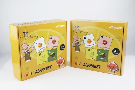 좋은 가격 2.5mm 두께 과일 알파벳 퍼즐 28pcs 발크 마무리 온라인으로