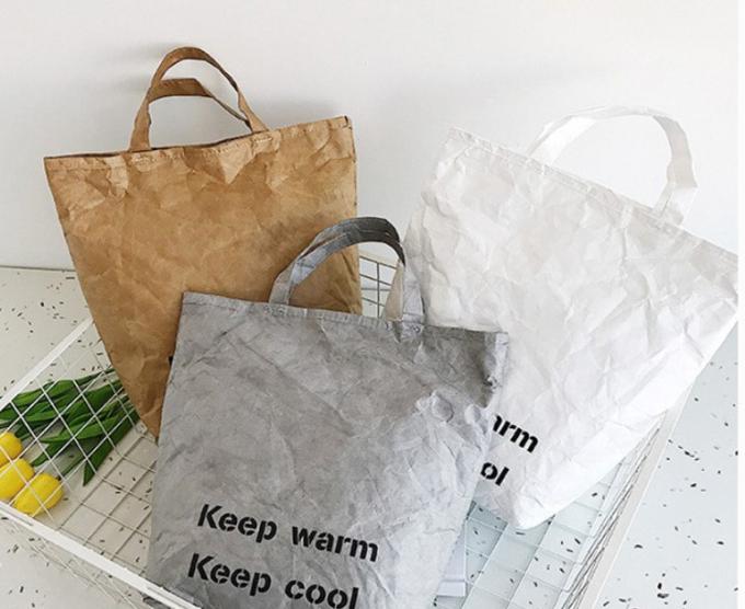 OEM Tyvek 종이 단열 냉각 가방 점심식사 음식 픽닉 1
