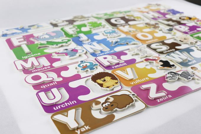 2mm 두께 27pcs 종이 퍼즐 세트 오프셋 인쇄 0